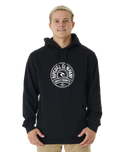 The Rip Curl Mens Stapler Hoodie in Black