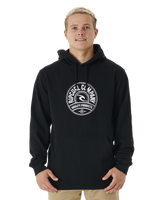 The Rip Curl Mens Stapler Hoodie in Black