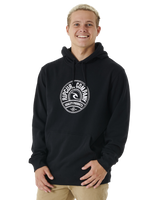 The Rip Curl Mens Stapler Hoodie in Black