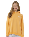 The Rip Curl Girls Girls Surf Puff Heritage Hoodie in Orange