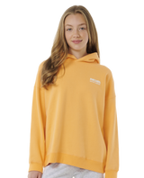 The Rip Curl Girls Girls Surf Puff Heritage Hoodie in Orange