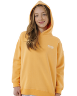 The Rip Curl Girls Girls Surf Puff Heritage Hoodie in Orange