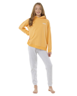 The Rip Curl Girls Girls Surf Puff Heritage Hoodie in Orange