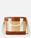 The Rip Curl Womens Premium Straw Mini Handbag in Natural