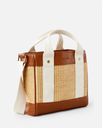 The Rip Curl Womens Premium Straw Mini Handbag in Natural