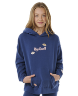 The Rip Curl Girls Girls Summer Solstice Hoodie in Washed Navy