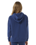 The Rip Curl Girls Girls Summer Solstice Hoodie in Washed Navy