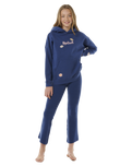 The Rip Curl Girls Girls Summer Solstice Hoodie in Washed Navy