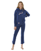 The Rip Curl Girls Girls Summer Solstice Hoodie in Washed Navy