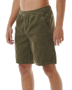 The Rip Curl Mens Classic Surf Cord Walkshorts in Dusty Olive