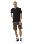 The Rip Curl Mens Classic Surf Cord Walkshorts in Dusty Olive