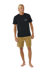 The Rip Curl Mens Classic Surf Corduroy Walkshorts in Dark Khaki