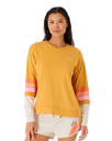 The Rip Curl Womens Surfbreak Sweatshirt in Gold