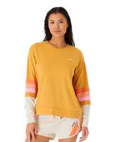 The Rip Curl Womens Surfbreak Sweatshirt in Gold