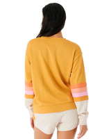 The Rip Curl Womens Surfbreak Sweatshirt in Gold