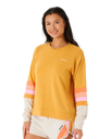 The Rip Curl Womens Surfbreak Sweatshirt in Gold