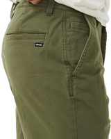 The Rip Curl Mens Classic Surf Chino Walkshorts in Dark Olive