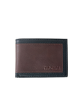 The Rip Curl Mens Pumped Emboss Wallet in Black & Brown