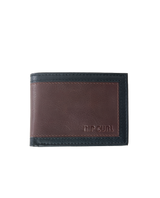 The Rip Curl Mens Pumped Emboss Wallet in Black & Brown