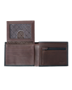 The Rip Curl Mens Pumped Emboss Wallet in Black & Brown