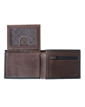 The Rip Curl Mens Pumped Emboss Wallet in Black & Brown