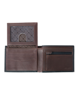 The Rip Curl Mens Pumped Emboss Wallet in Black & Brown