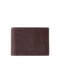 The Rip Curl Mens Patched Wallet in Brown