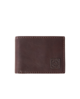 The Rip Curl Mens Patched Wallet in Brown