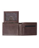 The Rip Curl Mens Patched Wallet in Brown