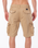 The Rip Curl Mens Trail Cargo Walkshorts in Khaki