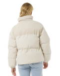 The Rip Curl Womens High Tide Mixed Cord Jacket in Off White