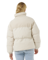 The Rip Curl Womens High Tide Mixed Cord Jacket in Off White