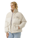 The Rip Curl Womens High Tide Mixed Cord Jacket in Off White