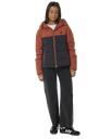 The Rip Curl Womens Anti-Series Contrast Tech Jacket in Rust