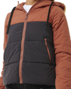 The Rip Curl Womens Anti-Series Contrast Tech Jacket in Rust