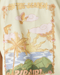 The Rip Curl Girls Girls Tropic Search T-Shirt in Lemon Ice