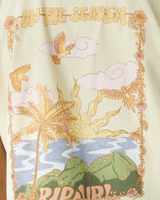 The Rip Curl Girls Girls Tropic Search T-Shirt in Lemon Ice