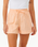 The Rip Curl Womens Poplin Crushin Walkshorts in Bright Peach