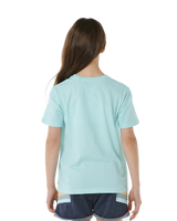 The Rip Curl Girls Girls Breeze Standard T-Shirt in Sky Blue