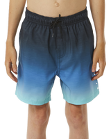 The Rip Curl Boys Boys Fade Volley Shorts in Vintage Navy