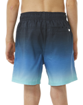 The Rip Curl Boys Boys Fade Volley Shorts in Vintage Navy