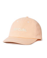 The Rip Curl Womens Surf Spray 5 Panel Cap in Bright Peach