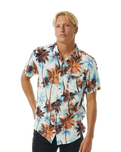 The Rip Curl Mens Barrel Killa Shirt in Mint