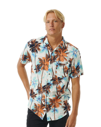 The Rip Curl Mens Barrel Killa Shirt in Mint