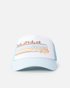 The Rip Curl Womens Mixed Revival Trucker Cap in Light Blue