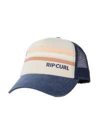 The Rip Curl Womens Mixed Revival Trucker Cap in Navy & Tan