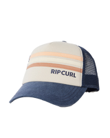 The Rip Curl Womens Mixed Revival Trucker Cap in Navy & Tan