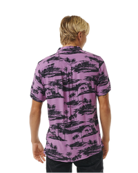 The Rip Curl Mens Party Pack Shirt in Dusty Purple