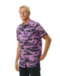 The Rip Curl Mens Party Pack Shirt in Dusty Purple