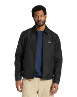 The Brixton Mens Utopia Vintage Nylon Jacket in Washed Black